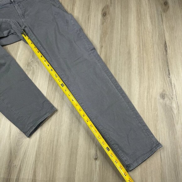 Veronica Beard Ayla High Rise Chino Pants Size 28 Slate Blue Made In USA - Picture 7 of 10